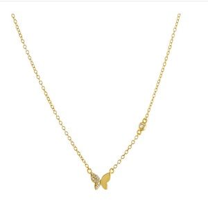 Butterfly Necklace (UNWORN) TARNISH FREE